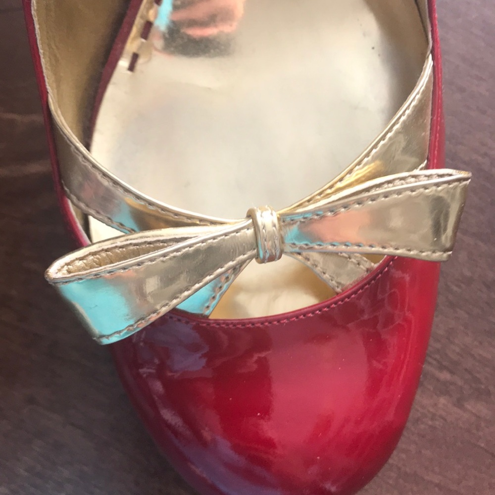 Red Gianni Bini size 9 heels - Picture 3 of 5